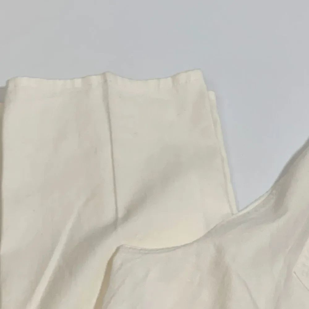 Ruby Rd. Classic Flat Front White Denim Jean - Picture 4 of 7
